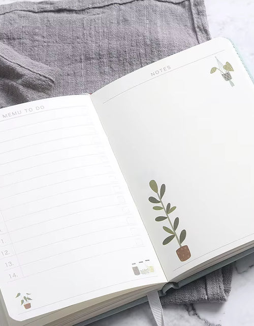 Load image into Gallery viewer, 2025 Cute Solid Color Magnetic Buckle Design 365 Day Weekly Plan Diary Planner Notebooks A6 Journal School Supplies Stationery
