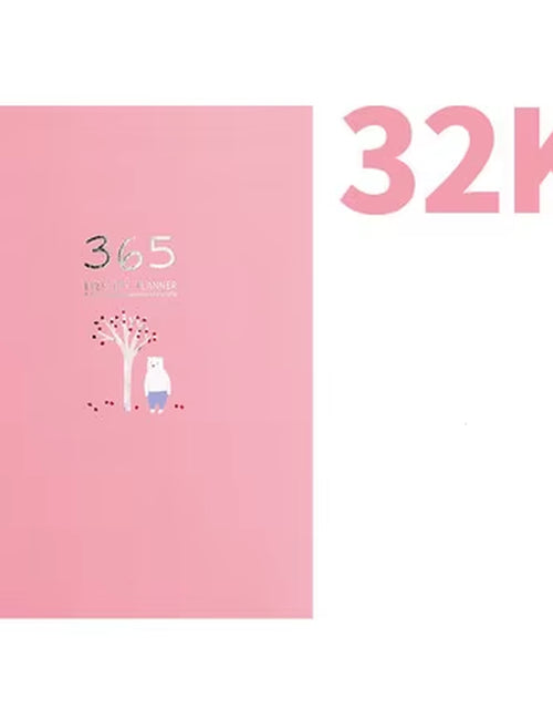 Load image into Gallery viewer, 2025 Cute Solid Color Magnetic Buckle Design 365 Day Weekly Plan Diary Planner Notebooks A6 Journal School Supplies Stationery

