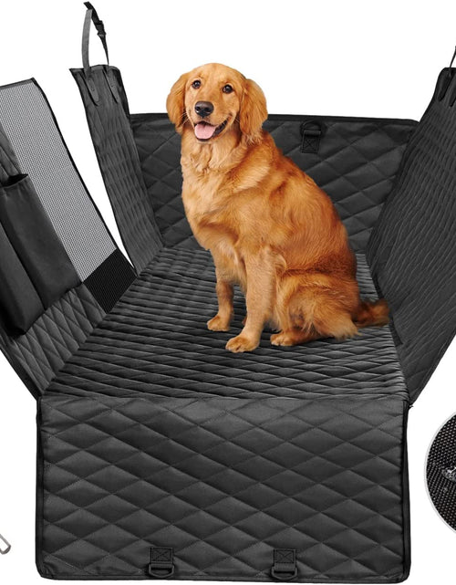 Load image into Gallery viewer, Dog Car Seat Cover for Back Seat, 100% Waterproof Back Seat Pet Cover for Dogs with Mesh Window, Scratch Prevent Antinslip Dog Hammock for Car
